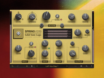 SSL SpringVerb: reverb clásica de muelles con un precio de lanzamiento de 29 euros