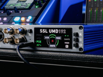 SSL UMD192: 192 canales USB, MADI y Dante en mínimo espacio