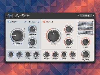 Smiarx ÆLAPSE, un plugin gratuito de delay de cinta y reverb de muelles para Windows, macOS y Linux
