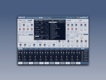 Waldorf Attack 3: renace el clásico sintetizador virtual de percusión