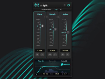 Accentize dxSplit: separación inteligente de voz, reverb y ruido para edición de diálogos