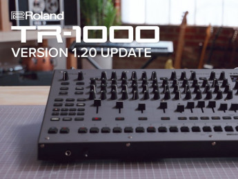 Roland TR‑1000 1.2 añade nuevos efectos, más opciones de modulación, bajos 808 y 909 y más