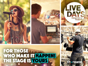 Thomann Live Days 2026: descuentos de hasta el 50% en mesas digitales, PA profesional y sonido en vivo