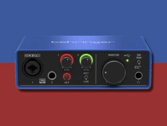 Behringer Dice 1U2, una interfaz de audio 2x2 económica con aires británicos