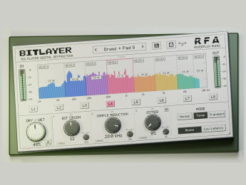RiverFlux Audio Bit Layer, el plugin gratis de bitcrushing más quirúrgico que verás hoy
