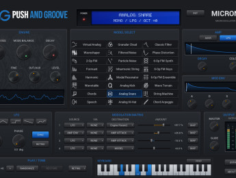 Push and Groove Micronix, un plugin gratuito con el código original de Plaits