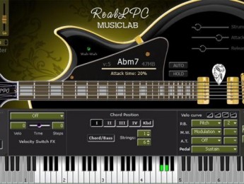 MusicLab anuncia RealLPC, una Les Paul Custom virtual
