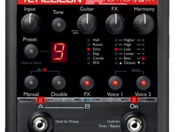 TC Helicon anuncia el pedal VoiceTone Harmony-G XT