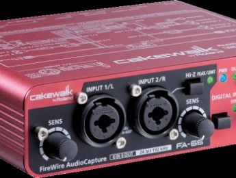 Nueva interfaz FA-66 de Cakewalk