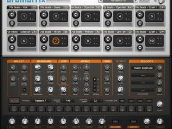 Nuevo sinte de percusión Drumatrix de Image-Line