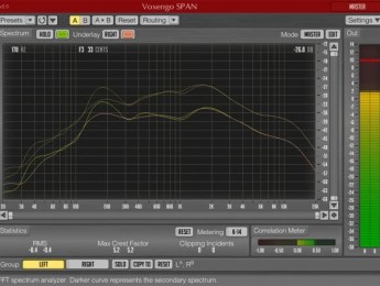 Segunda versión del analizador SPAN de Voxengo
