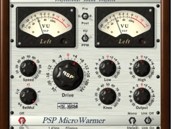 PSP WintageWarmer a 64-Bit y nuevo plugin PSP MicroWarmer en PSPaudioware