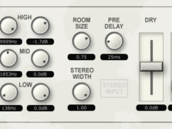 Togu Audio Line lanza una versión a 64-Bit del plugin gratuito TAL-Reverb II