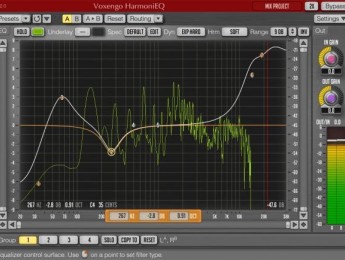 Segunda versión del ecualizador HarmoniEQ de Voxengo