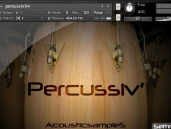 AcousticsampleS lanza Percussiv'