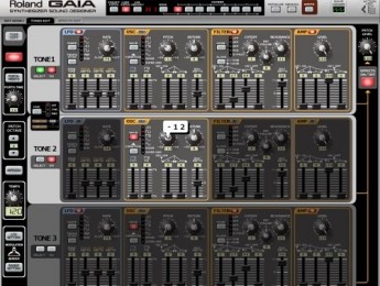 Software de edición para Roland Gaia SH-01