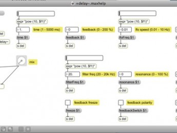 Soundhack ofrece versiones de sus efectos para Max y Pd