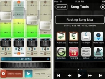 Cuarta versión de la aplicación FourTrack para iOS