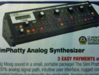Rumor: Moog SlimPhatty en camino