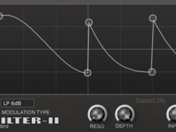 Segunda versión de TAL-Filter de Togu Audio Line