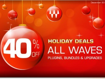 40% de descuento en bundles, plugins, y actualizaciones de Waves