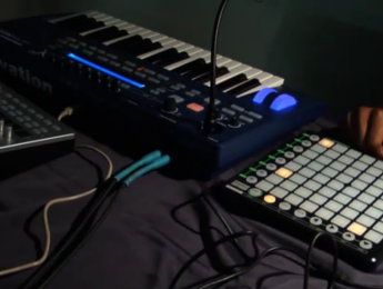 Thavius Beck con Ableton Live, Launchpad y Ultranova