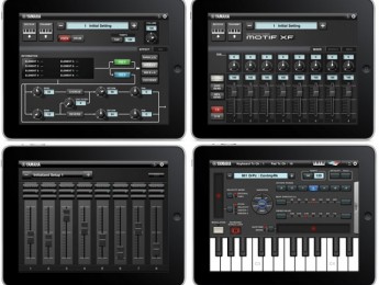 Cuatro apps de iPad para controlar el Yamaha Motif XF