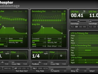 Audio Damage lanza el sinte Phosphor