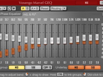 Marvel GEQ, nuevo ecualizador gratuito de Voxengo
