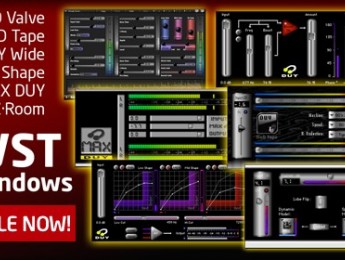 Varios plugins de DUY ahora soportan VST en Windows