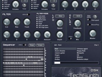 TechSynth Pro, el nuevo sinte de DSK Music