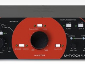 Nuevo controlador de monitores M-Patch 4M de SM Pro Audio