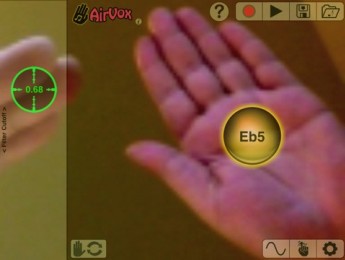 AirVox, sinte para iOS que se toca en el aire