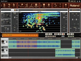 Roland R-Mix, manipulación visual de los componentes de una mezcla