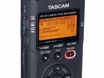 Nueva grabadora Tascam DR-40