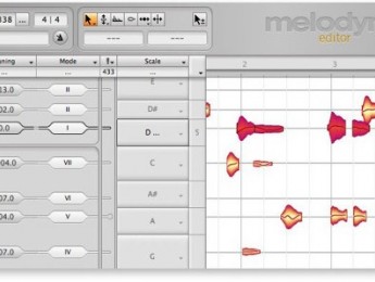 Segunda versión de Melodyne Editor