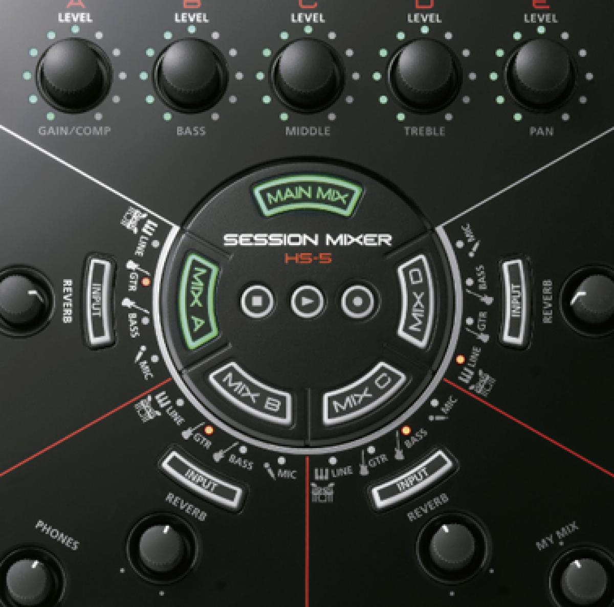 Roland HS-5, un todo en uno para la mezcla, grabación y