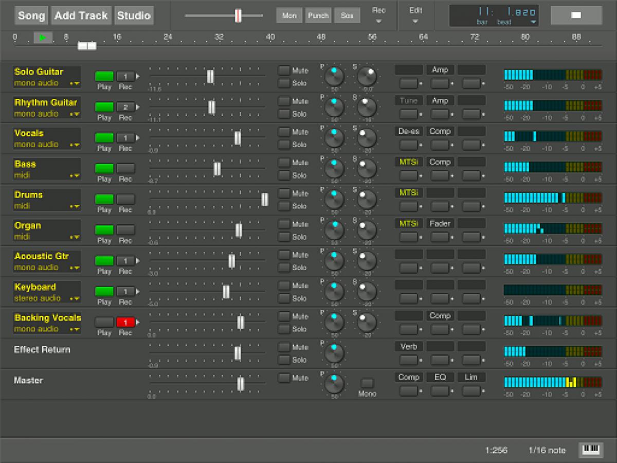 MultitrackStudio, el primer DAW en soportar plugins AudioUnit en iOS | Hispasonic MultitrackStudio, el primer DAW en soportar plugins AudioUnit en iOS | Hispasonic