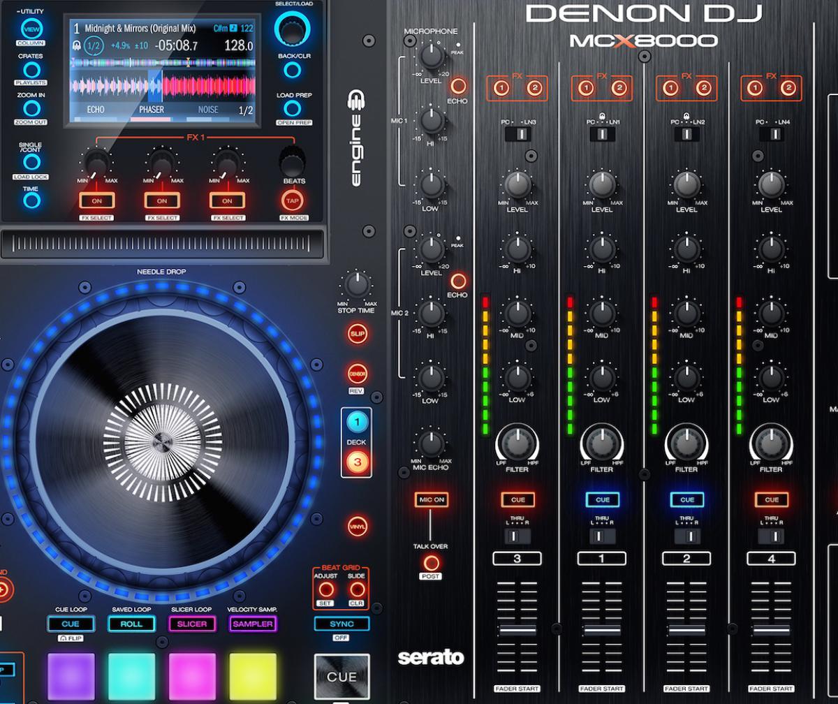 DENON DJ MCX8000 DJコントローラー DECKSAVER付属 Denon DJ MCX8000用