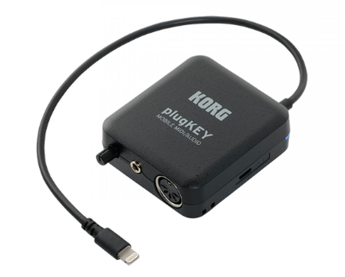 KORG plugKEY iOS対応ライトニング用 MIDIインターフェイス Korg anuncia plugKey, una interfaz audio/MIDI para iOS