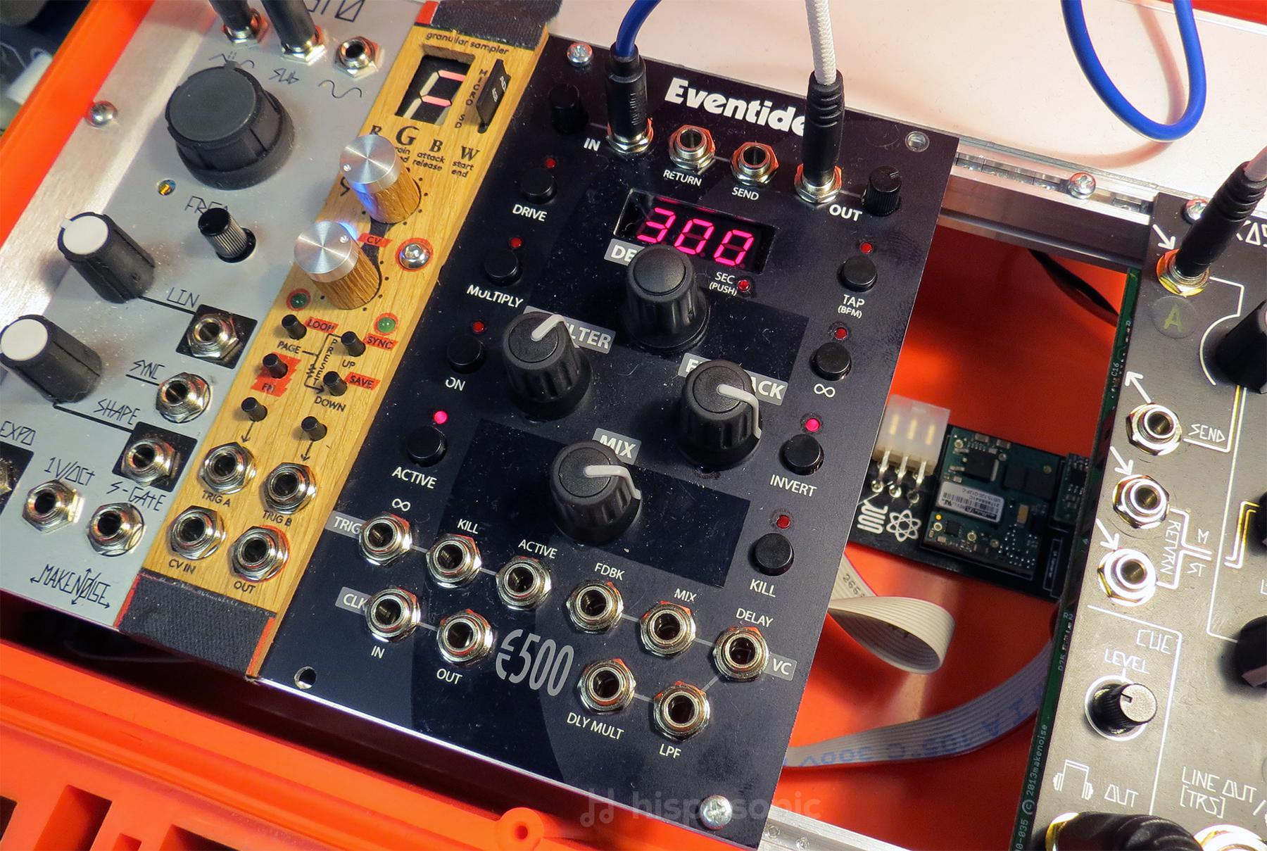 Eventide despega en Eurorack con el delay E500