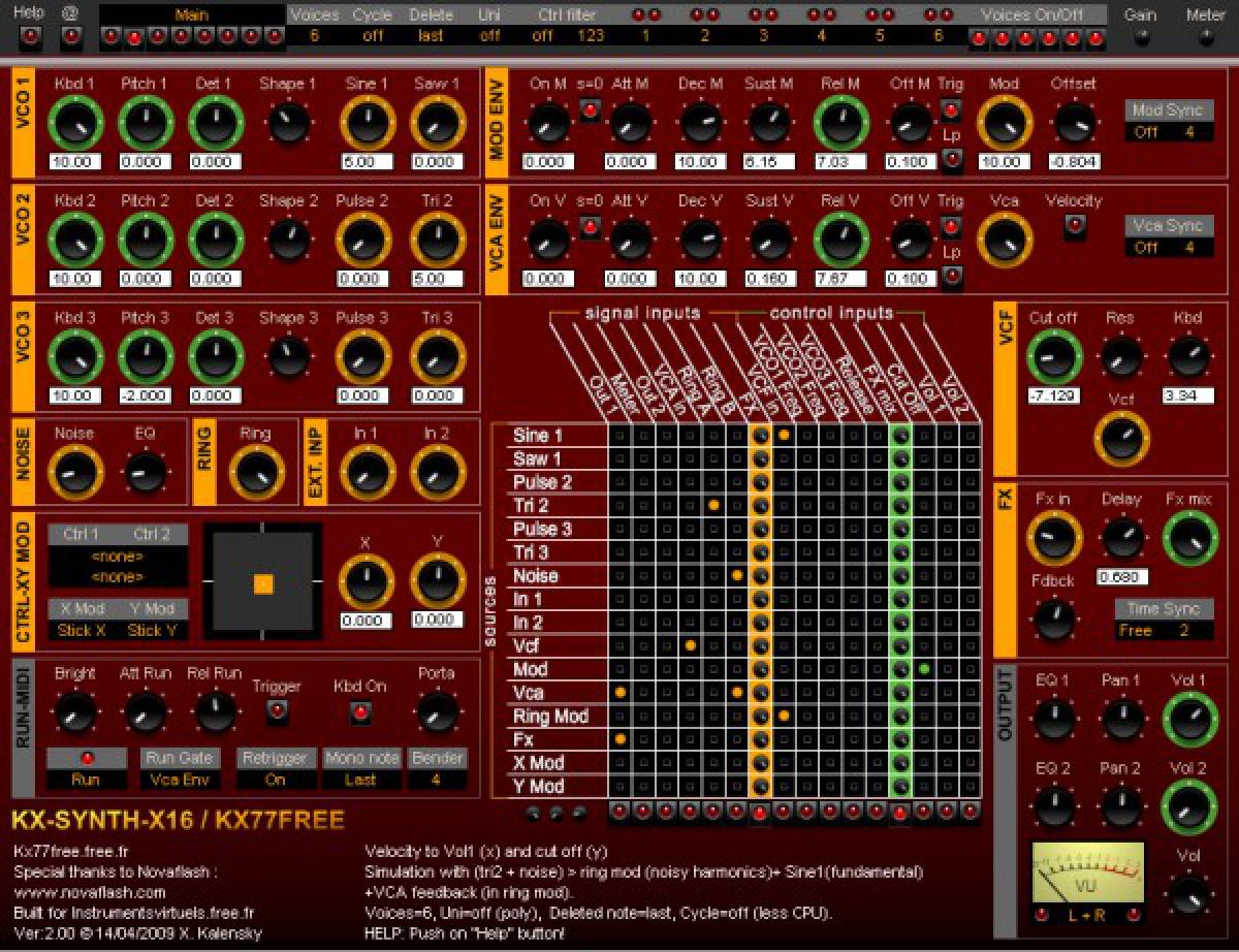 Segunda versión del VCS3 gratuito de KX77FREE