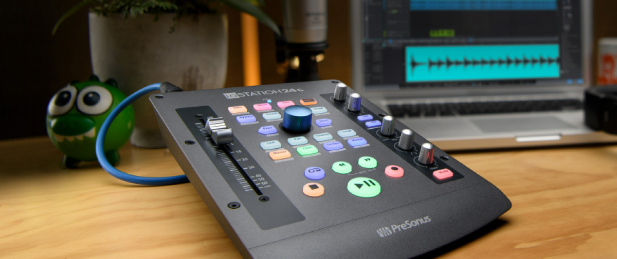 PreSonus ioStation 24c, combinación de controlador de DAW