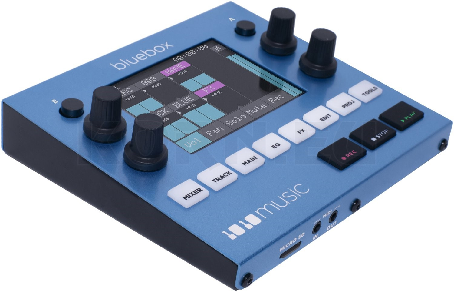 1010music Bluebox, un compacto mixer digital de 12x6 en formato de
