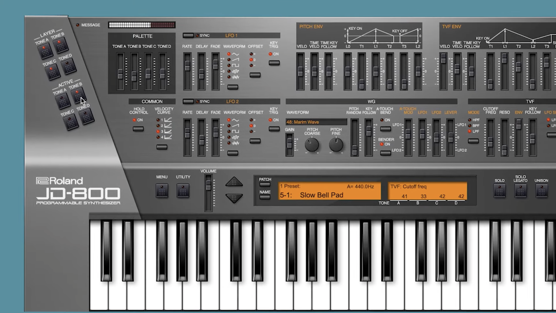 Roland JD-800, un clásico digital ahora en plugin con Roland Cloud