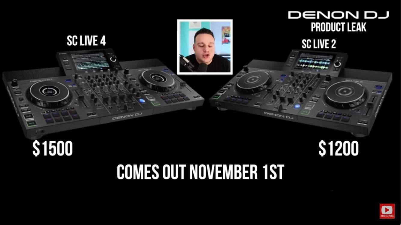 Denon DJ SC Live 4 y SC Live 2 presentados oficialmente