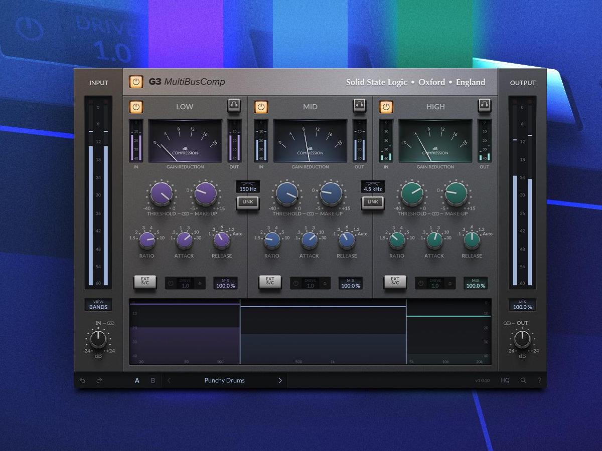 Multi Bus Compressor SSL G3 MultiBusComp, el mítico compresor de bus de SSL en un plugin ...