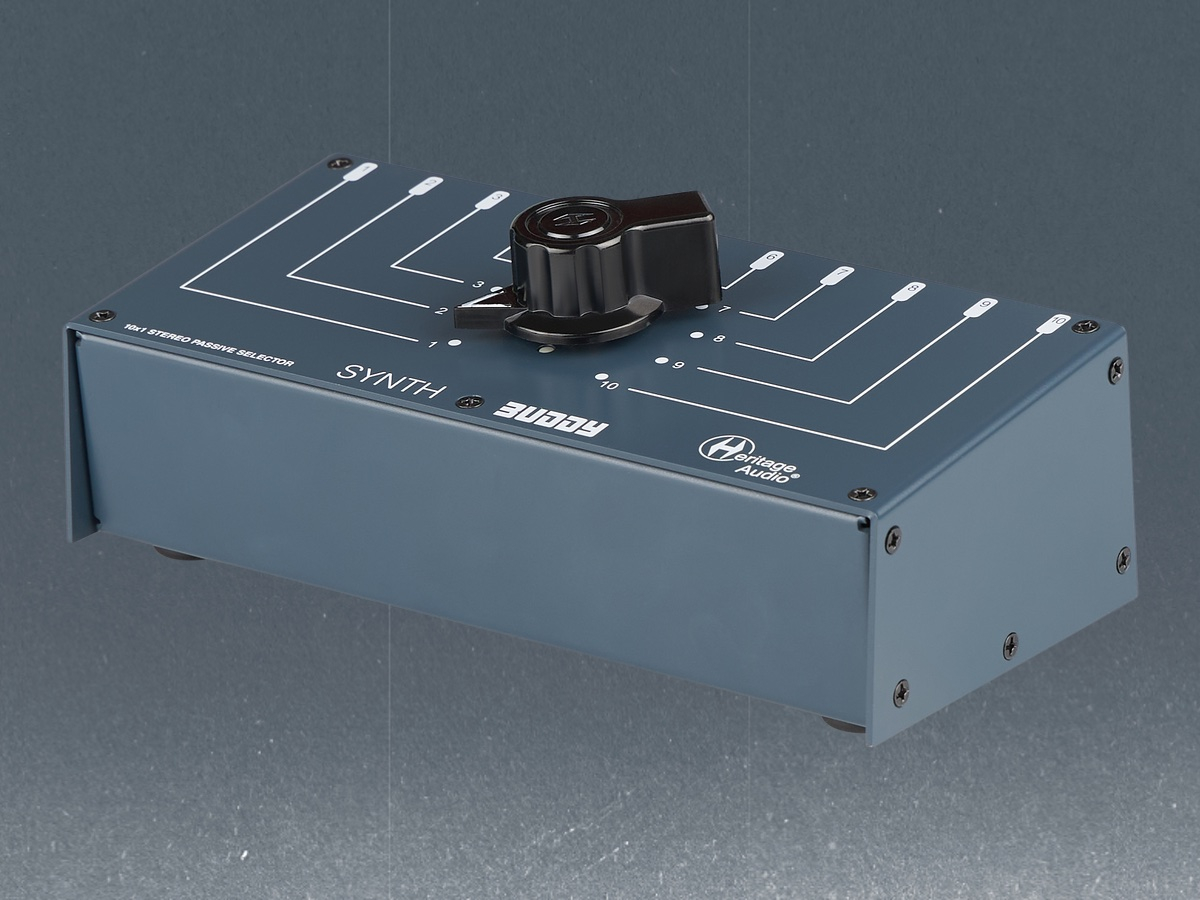 Heritage Audio Synth Buddy, el primer selector pasivo 10x1 estéreo