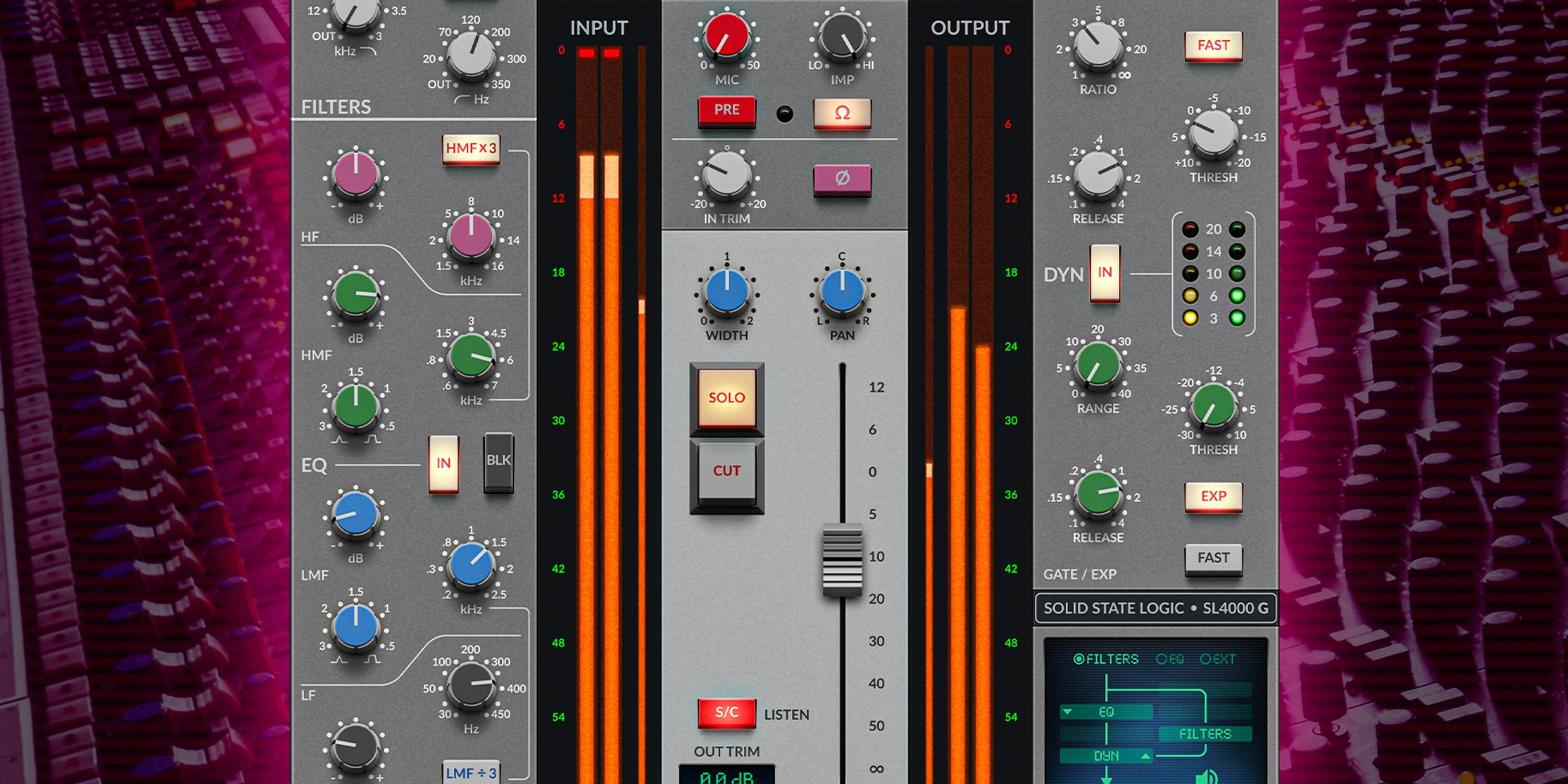 SSL 4K G Channel Strip: el sonido de una generación, ahora en plugin