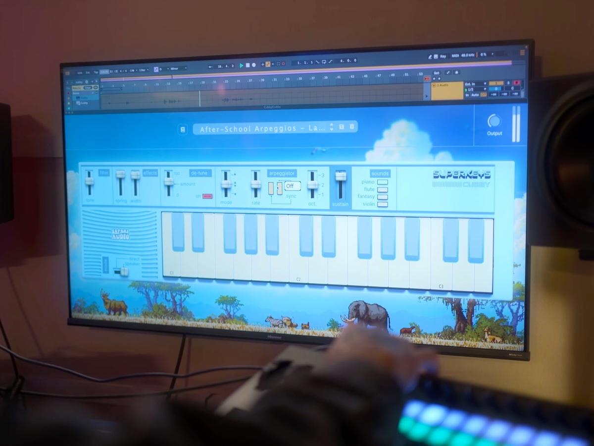 Safari Audio Cubby, un “Casiotone” virtual moderno con espíritu juguetón